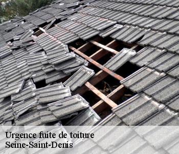 Urgence fuite de toiture Seine-Saint-Denis