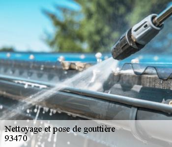 Nettoyage et pose de gouttière  93470