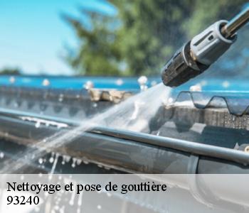 Nettoyage et pose de gouttière 93240