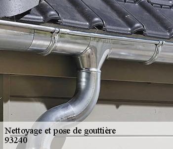 Nettoyage et pose de gouttière 93240