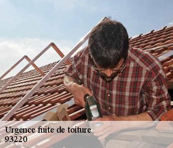 Urgence fuite de toiture 93220