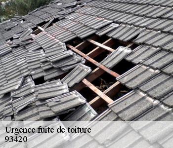Urgence fuite de toiture 93420