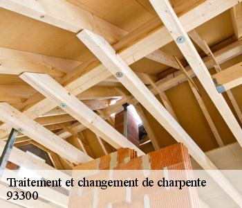 Traitement et changement de charpente  93300